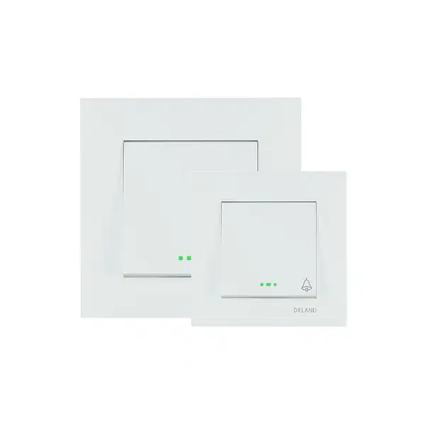 Deland Bell Push-Button | Minimalist design, durable body, and internal light