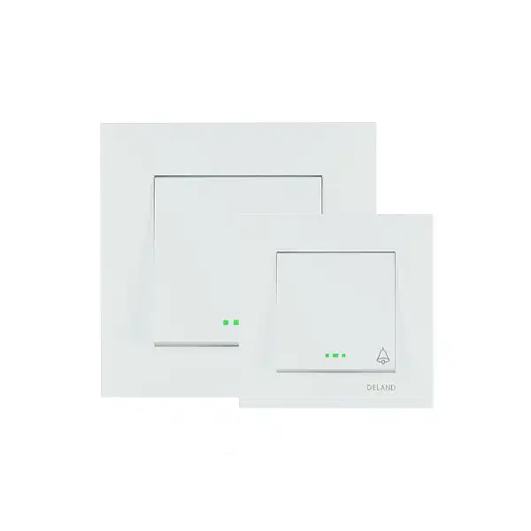 Deland Bell Push-Button | Minimalist design, durable body, and internal light