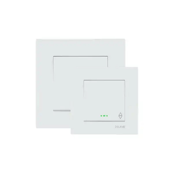 Deland Asa Model Two-Way Switch | 16A, Single-Phase, with Internal Light