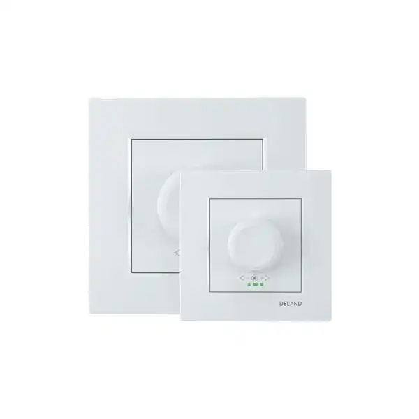 Deland Lux ​​Fan Dimmer (Asa Model) | Flush-mount with internal indicator light