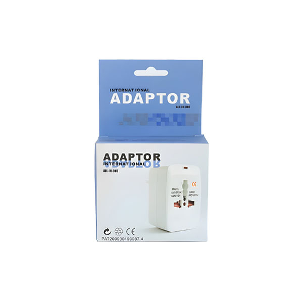 All-in-One Travel Adapter | Durable, 13A, and suitable for worldwide use.