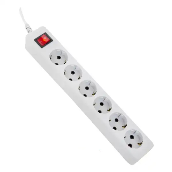1.8 meter six-way electrical connector, Part Electric, model Shahab 657, with switch and ground