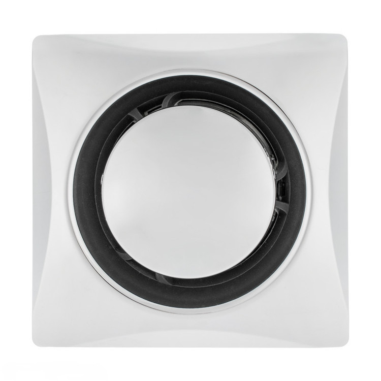 Airsoft Domestic Exhaust Fan, Model AD 10 S | 10 cm, 12W, Chrome Finish, Low-Noise