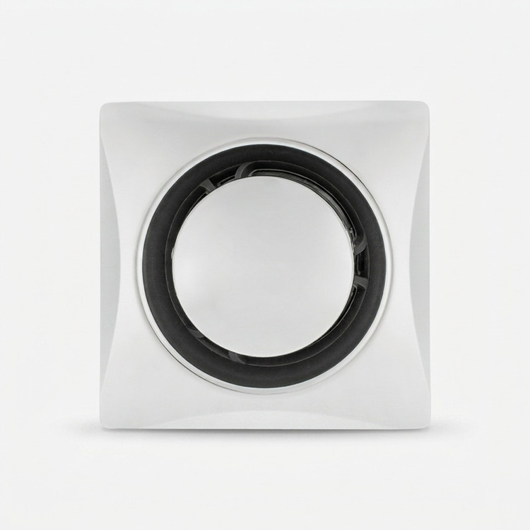 Airsoft Domestic Exhaust Fan, Model AD 10 S | 10 cm, 12W, Chrome Finish, Low-Noise