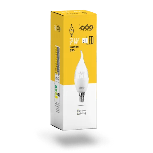 Farnam 7W Crystal LED Candle Bulb | Luminous Flux: 700 Lumens