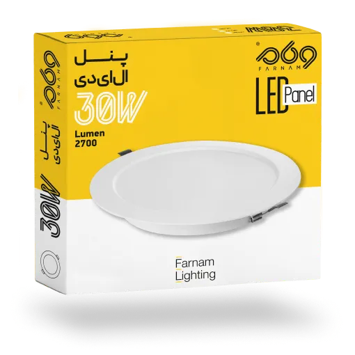 Buy Farnam 30W Recessed Round LED Panel | Tri-color Light & 2700 Lumens