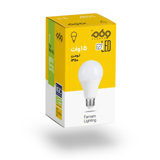 Farnam 15W LED Bulb | 220-Degree Light Distribution and 1500 Lumens