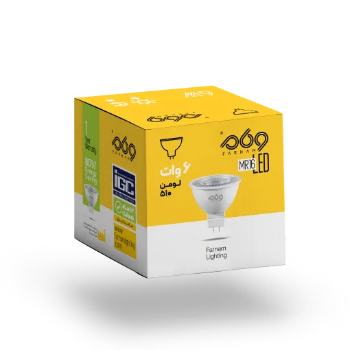Farnam 6W MR16 LED Halogen-Style Bulb | Focused, Energy-Efficient Light