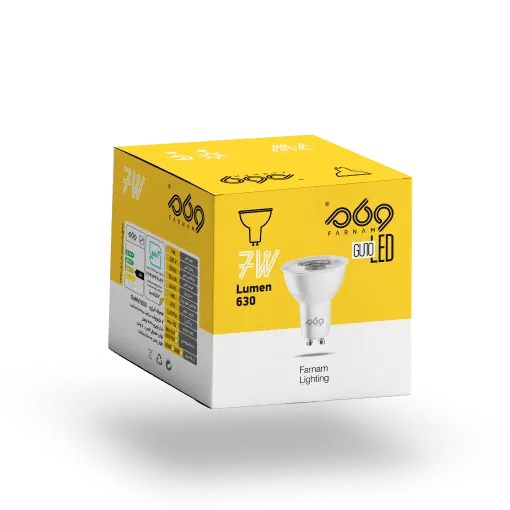 Farnam 7W LED Halogen Bulb (GU10 Base) | Three Light Colors and 700-Lumen Output