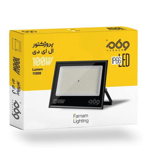 Farnam 100W LED Floodlight | 11,000 Lumens Luminous Flux & IP66 Waterproof