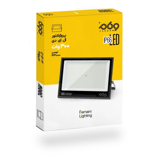 Farnam 300W LED Floodlight | Luminous Flux: 33,000 Lumens