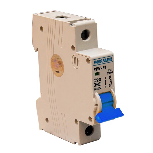 Purchase Pars Fanal 1-Pole 20A 6kA Miniature Circuit Breaker (MCB), Model PFN-61-C20