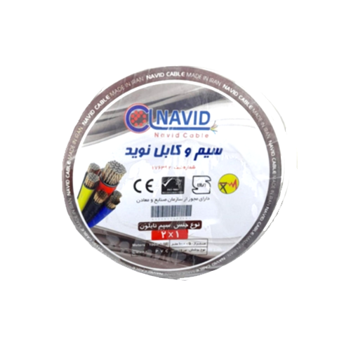 Navid Flat 2×1 Nylon Wire | Copper Conductor and PVC Insulation