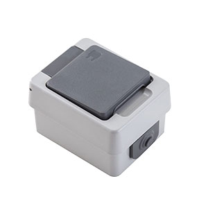 Part Electric "Berkeh" Model Surface-Mounted Weatherproof Earthed Socket