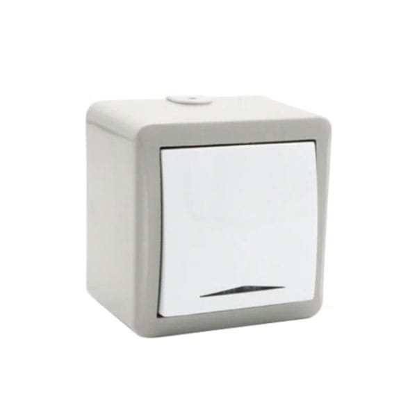کلید یک پل روکار پارت الکتریک مدل شهاب